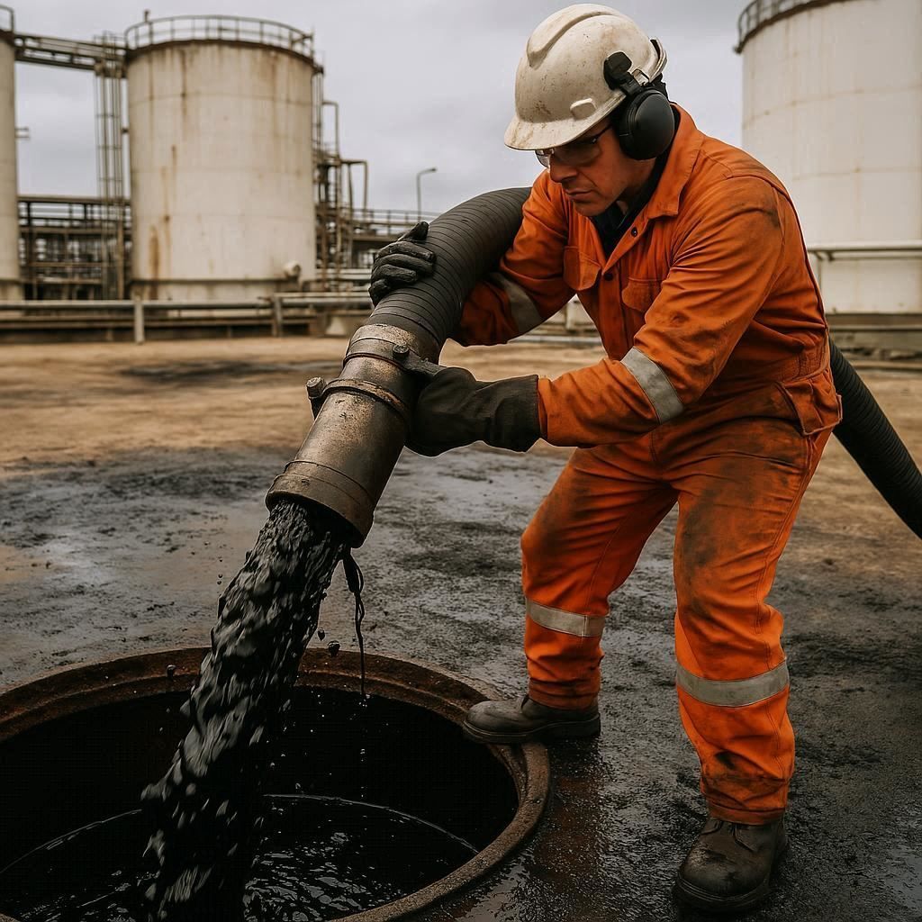 Откачка нефтепродуктов в Дрезне